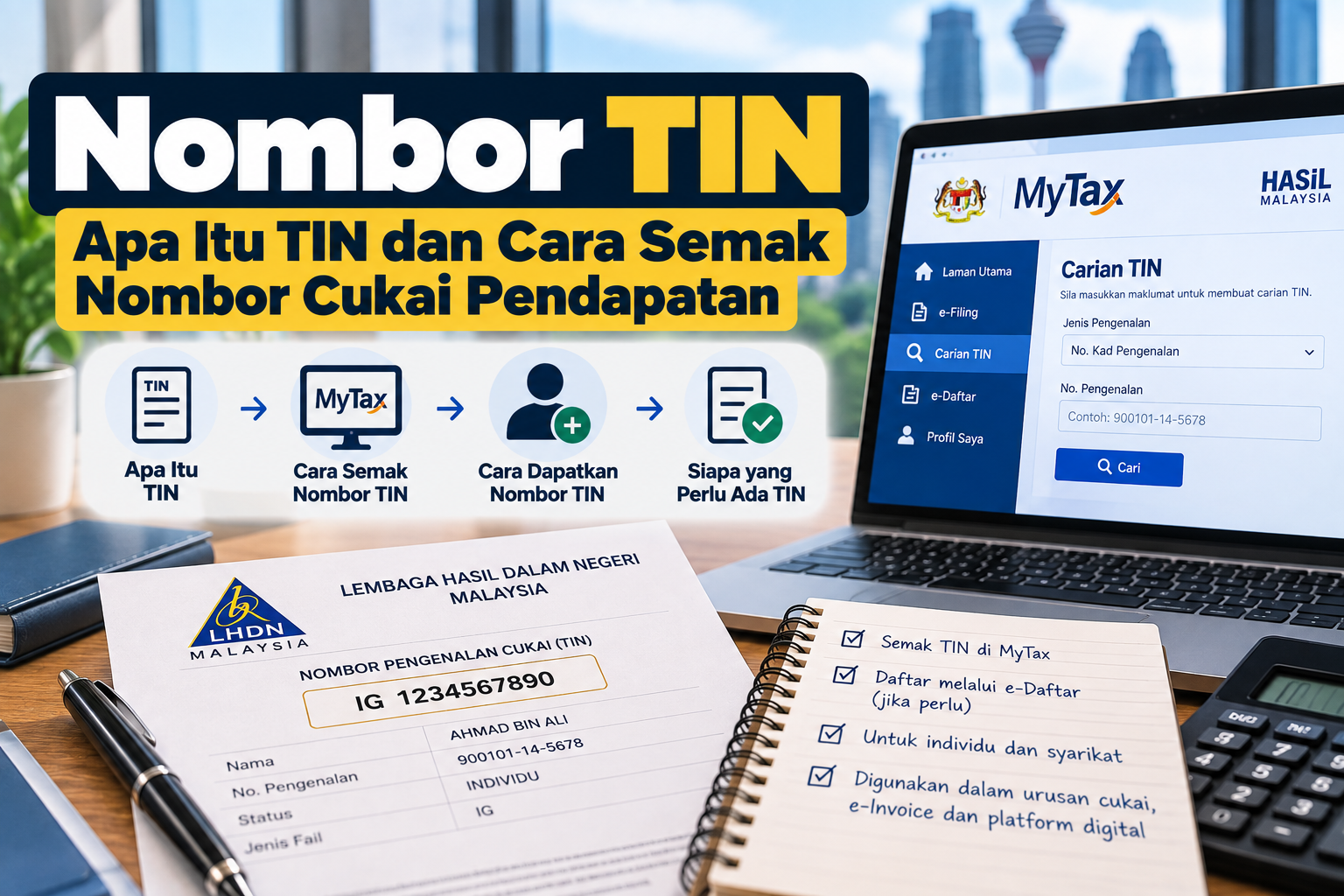 nombor tin
